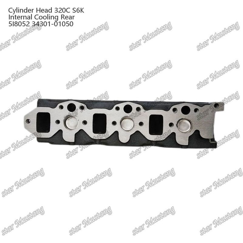320C S6K Cabeça do cilindro do motor Refrigerador interno traseiro 5I8052 34301-01050 Para Mitsubishi Para peças sobressalentes do motor CAT