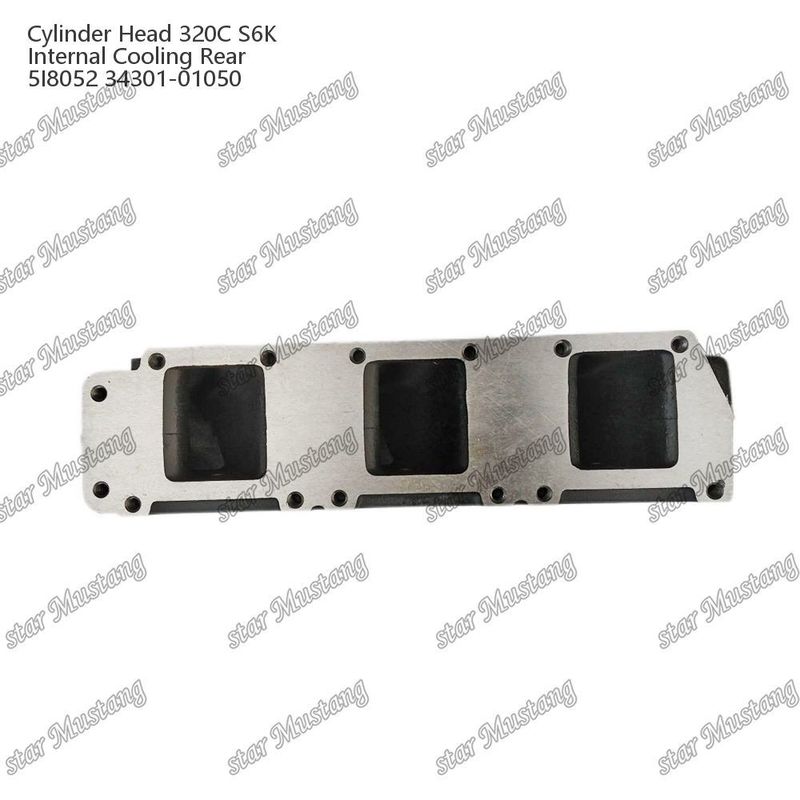 320C S6K Cabeça do cilindro do motor Refrigerador interno traseiro 5I8052 34301-01050 Para Mitsubishi Para peças sobressalentes do motor CAT