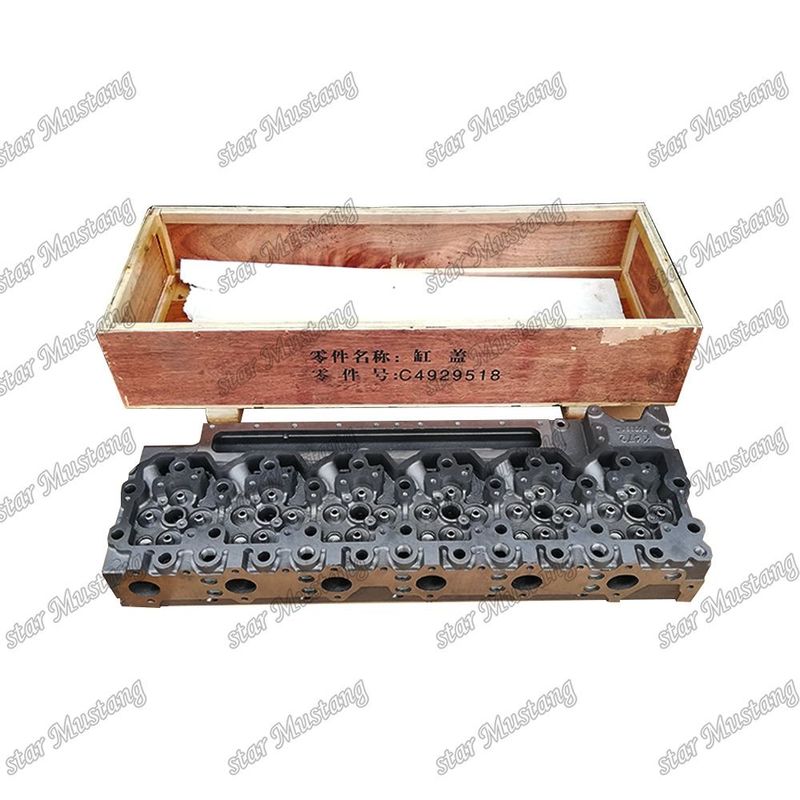 6L 6LT cabeça de cilindro do motor de injecção direta 4929518 Para peças sobressalentes do motor Cummins