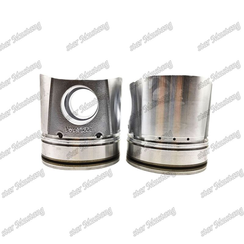 Pisto 4BT 4D102 6BT 6BT5.9 6D102 Câmara de combustão de 50 mm 3957795 3807795 Para peças de reparo de motores a diesel Cummins