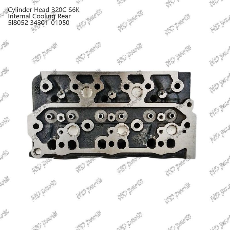 Cabeça de cilindro 320C S6K Refrigeração interna traseira 5I8052 34301-01050 Para peças de reposição de motores Mitsubishi