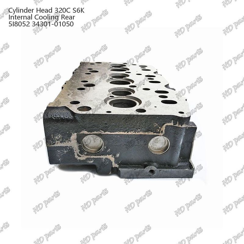 Cabeça de cilindro 320C S6K Refrigeração interna traseira 5I8052 34301-01050 Para peças de reposição de motores Mitsubishi