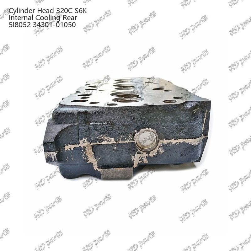 Cabeça de cilindro 320C S6K Refrigeração interna traseira 5I8052 34301-01050 Para peças de reposição de motores Mitsubishi