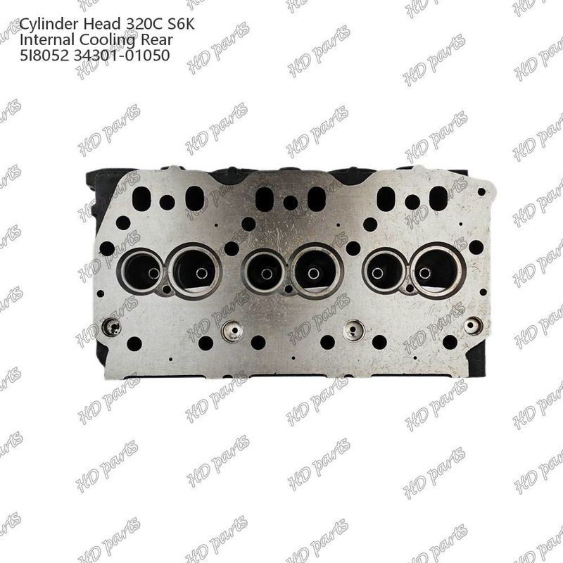 Cabeça de cilindro 320C S6K Refrigeração interna traseira 5I8052 34301-01050 Para peças de reposição de motores Mitsubishi
