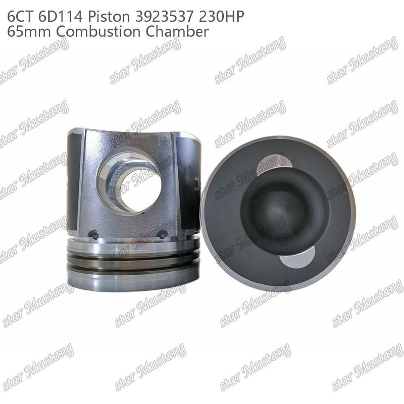 Pisto 6CT 6D114 230HP 3923537 65mm Câmara de combustão para peças de reparo de motores a diesel Cummins