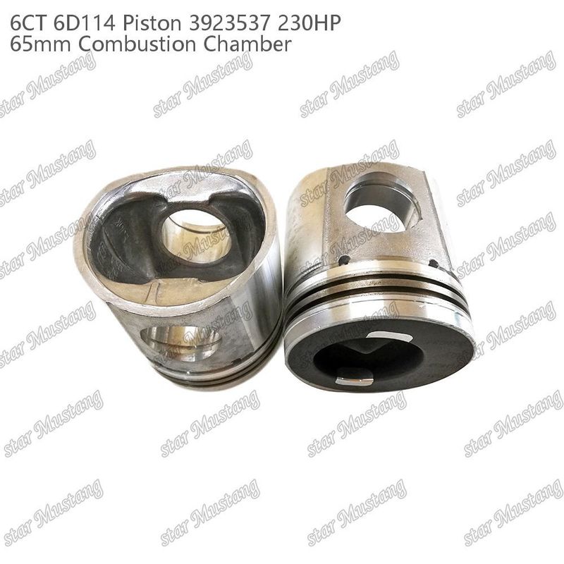 Pisto 6CT 6D114 230HP 3923537 65mm Câmara de combustão para peças de reparo de motores a diesel Cummins