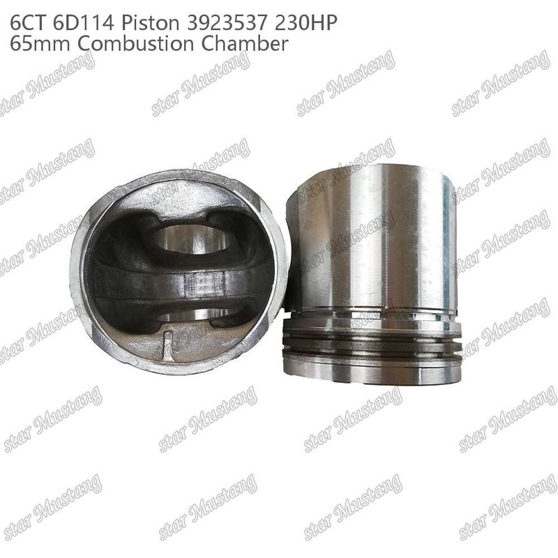 Pisto 6CT 6D114 230HP 3923537 65mm Câmara de combustão para peças de reparo de motores a diesel Cummins