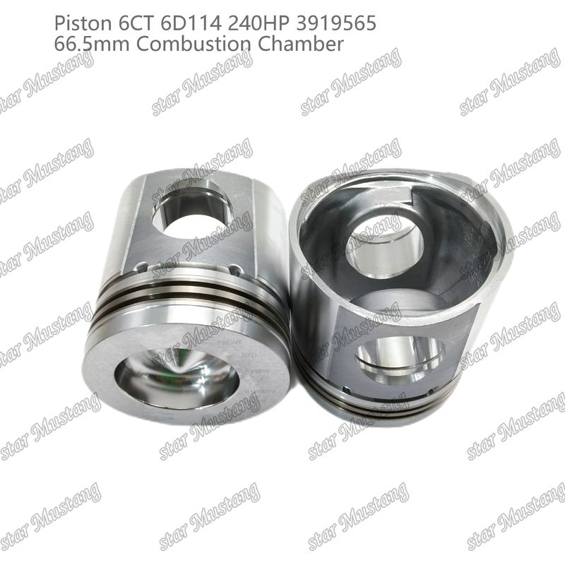 Pisto 6CT 6D114 240HP 3919565 66,5 mm Câmara de combustão para peças de reparo de motores a diesel Cummins