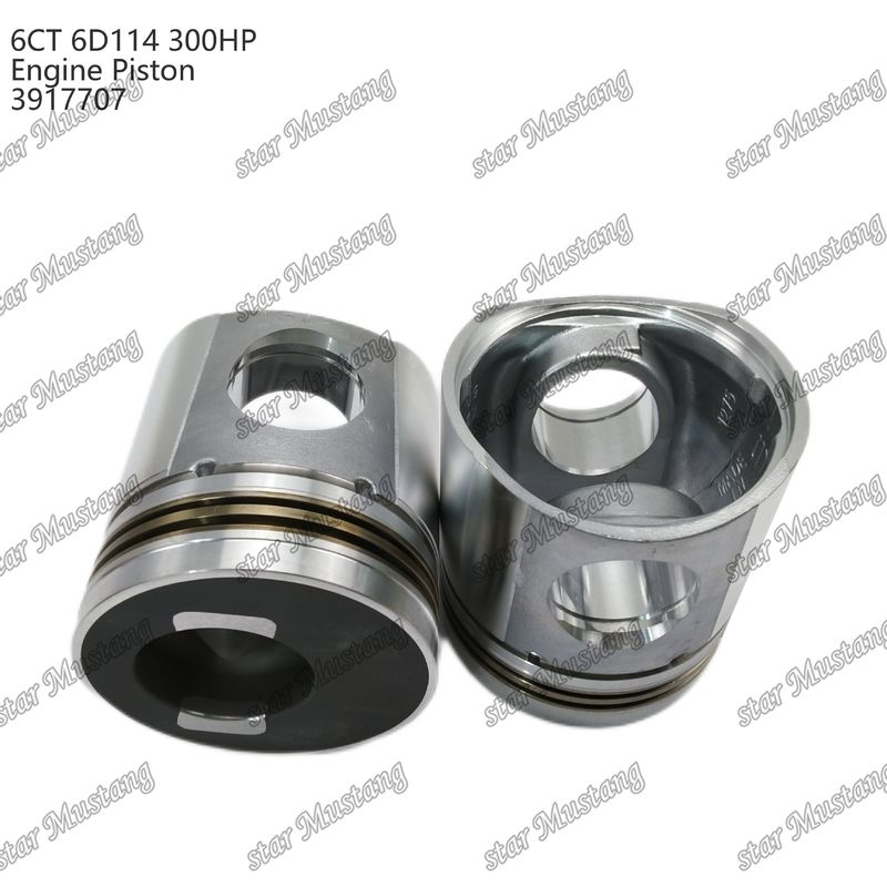 Pisto 6CT 6D114 300HP 3917707 55mm Câmara de combustão para peças de reparo de motores a diesel Cummins