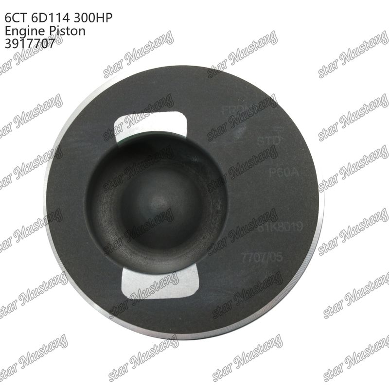 Pisto 6CT 6D114 300HP 3917707 55mm Câmara de combustão para peças de reparo de motores a diesel Cummins