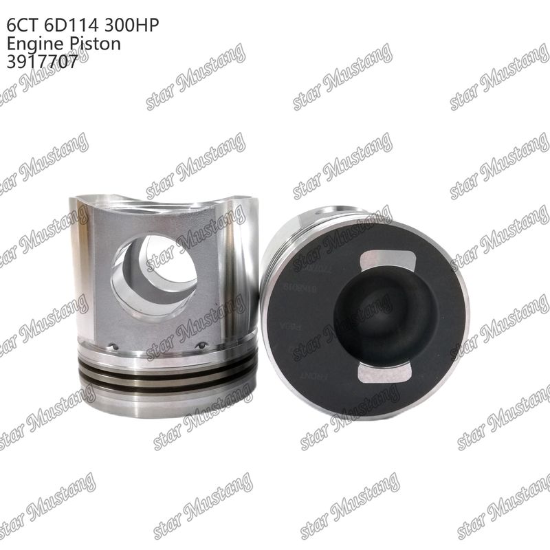 Pisto 6CT 6D114 300HP 3917707 55mm Câmara de combustão para peças de reparo de motores a diesel Cummins