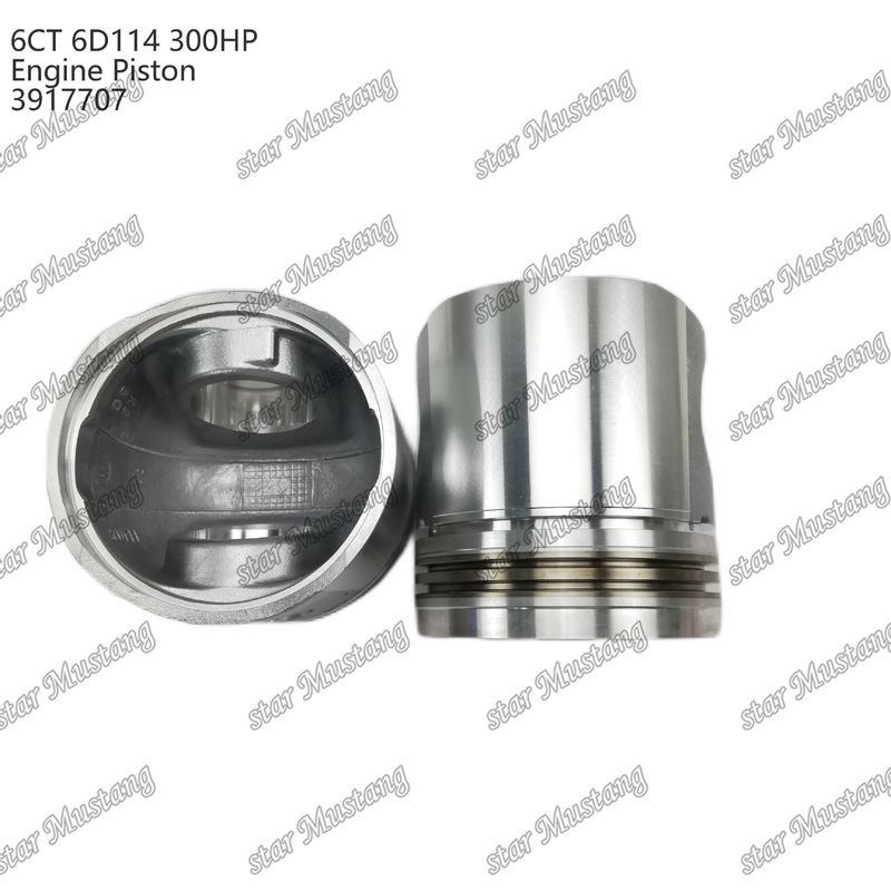 Pisto 6CT 6D114 300HP 3917707 55mm Câmara de combustão para peças de reparo de motores a diesel Cummins