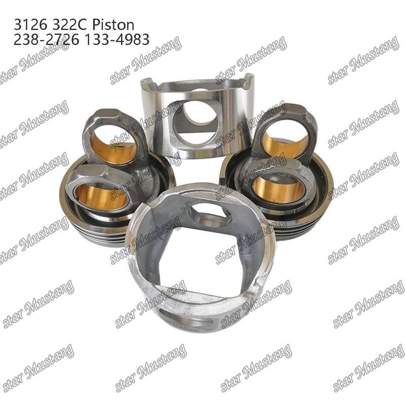 Pisto com pin 3126 322C Câmara tamanho 74mm 238-2726 133-4983