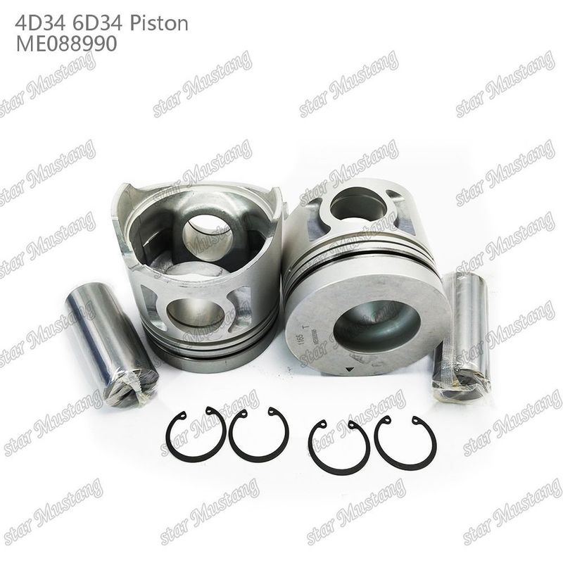 4D34 Furo do pistão do motor 36mm com Alfin sem galeria de óleo ME088990 Para peças de reposição do motor Mitsubishi