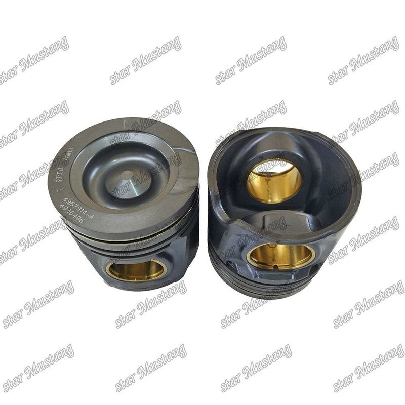 Pisto 8.9L 6LTAA ISB6.7 ISB6.7L 4987914 4936496 Para peças de reparação de motores diesel Cummins