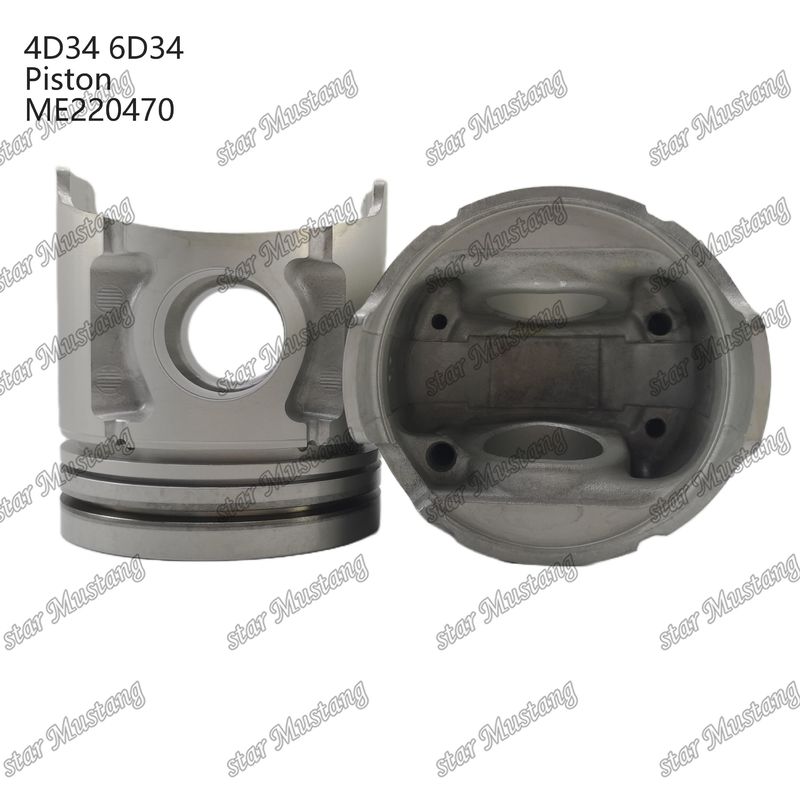4D34 Furo do pistão do motor 36mm com Alfin com galeria de óleo ME220470 Para peças de reposição do motor Mitsubishi