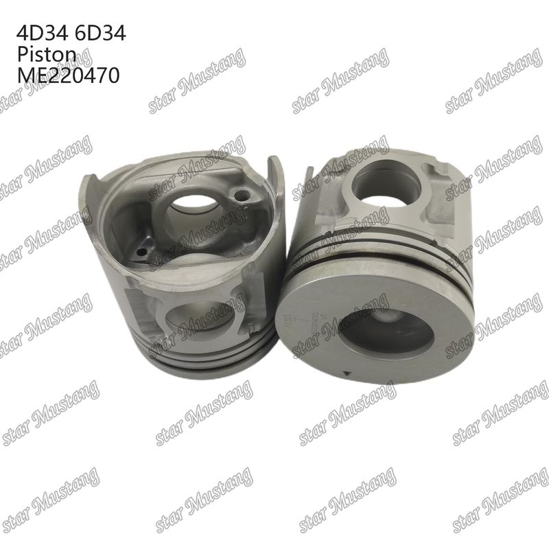 6D34 Furo do pistão do motor 36mm com Alfin com galeria de óleo ME220470 Para peças de reposição do motor Mitsubishi
