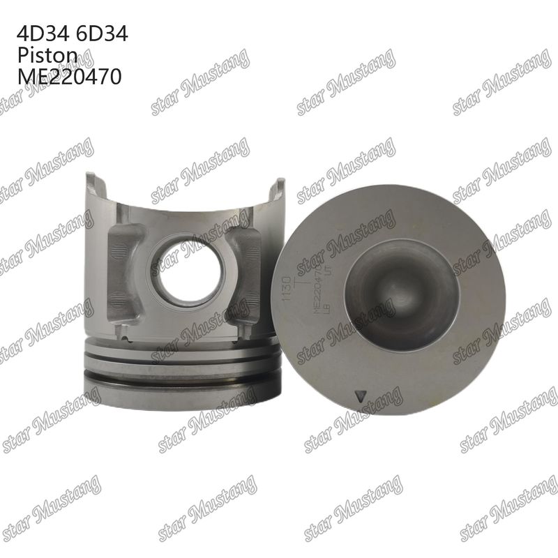 6D34 Furo do pistão do motor 36mm com Alfin com galeria de óleo ME220470 Para peças de reposição do motor Mitsubishi