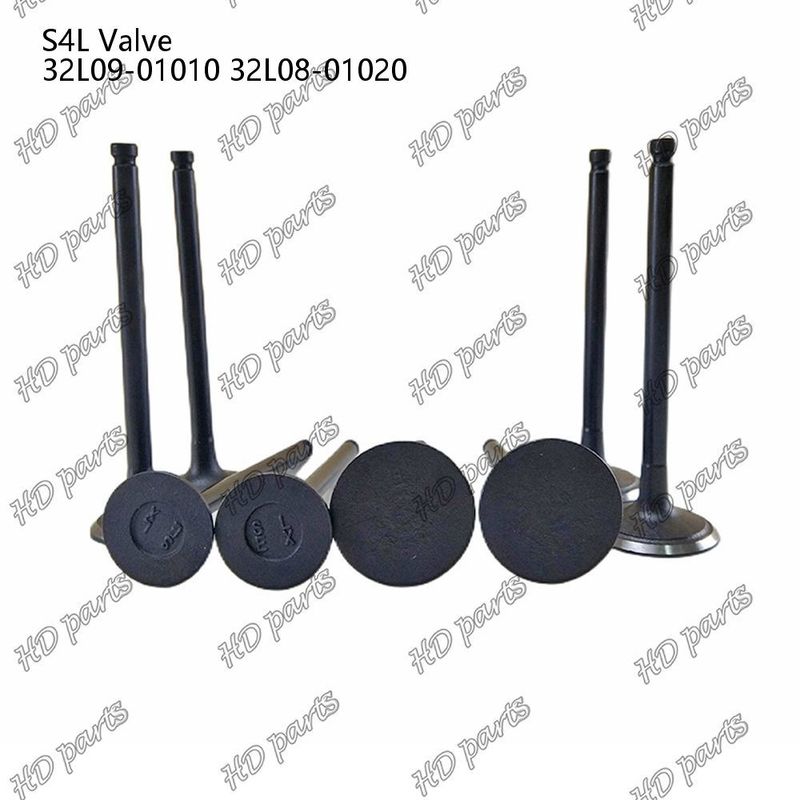 Válvula S4L IN 32L09-01010 EX 32L08-01020 Para peças de reparação de motores diesel Mitsubishi