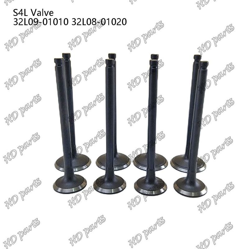 Válvula S4L IN 32L09-01010 EX 32L08-01020 Para peças de reparação de motores diesel Mitsubishi