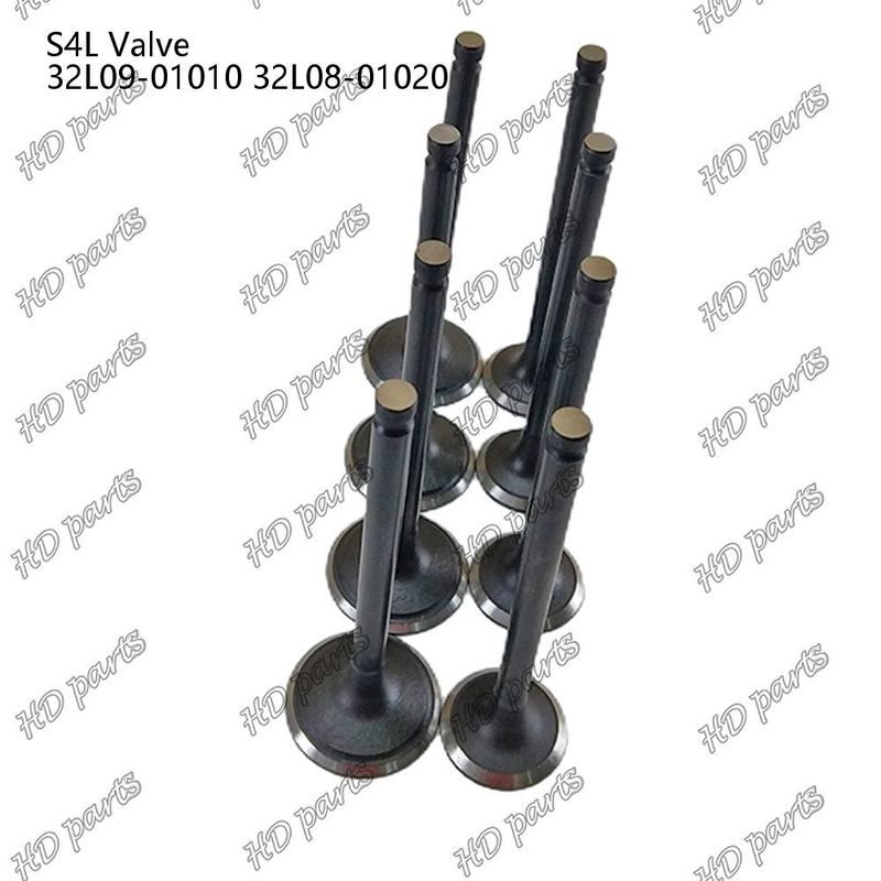 Válvula S4L IN 32L09-01010 EX 32L08-01020 Para peças de reparação de motores diesel Mitsubishi