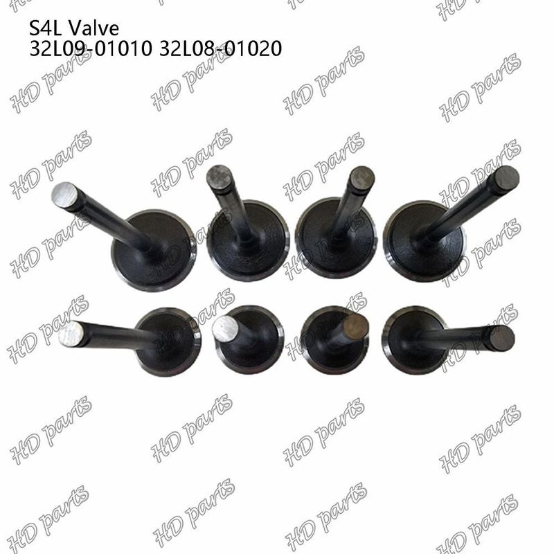 Válvula S4L IN 32L09-01010 EX 32L08-01020 Para peças de reparação de motores diesel Mitsubishi