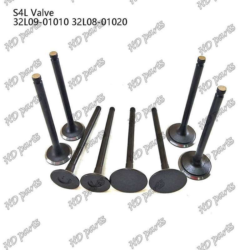Válvula S4L IN 32L09-01010 EX 32L08-01020 Para peças de reparação de motores diesel Mitsubishi