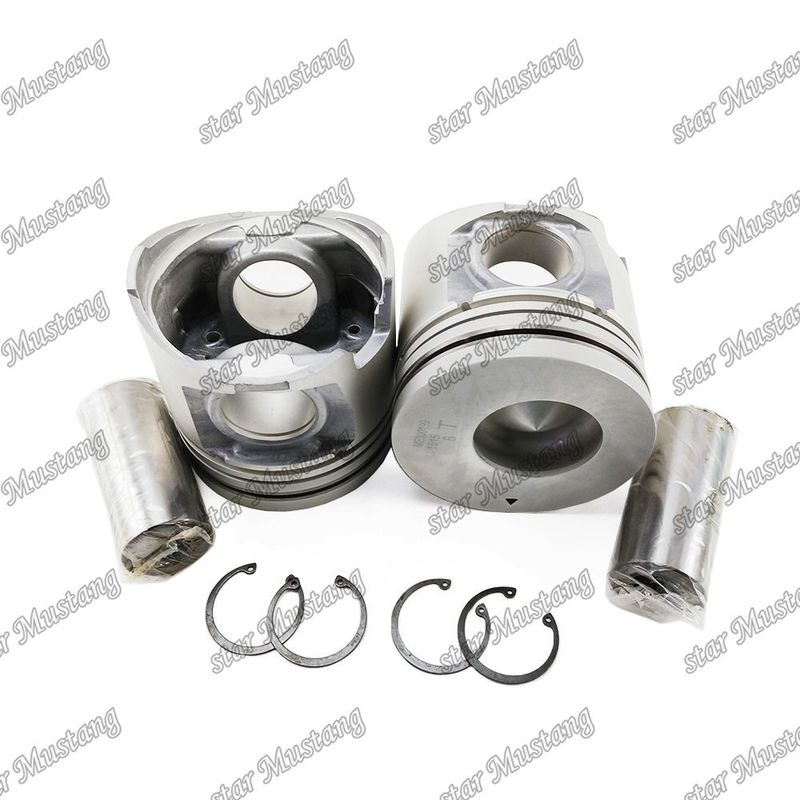 6D16T Câmara de pistão do motor Tamanho 57mm 3kx2.5x4mm Furo de alfinete 42mm ME300199 Para peças de reposição do motor Mitsubishi