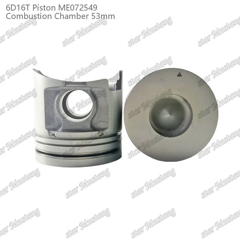 6D16T-24V Câmara de pistão do motor Tamanho 53mm 3kx2.5x4mm Furo de alfinete 38mm ME072549 Para peças de reposição do motor Mitsubishi