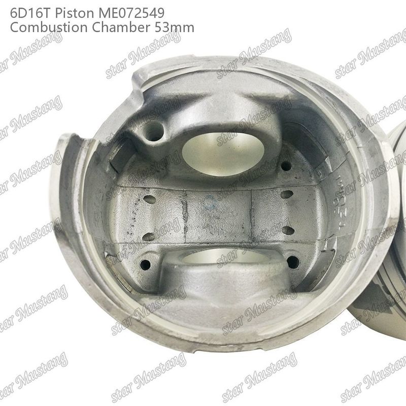 6D16T-24V Câmara de pistão do motor Tamanho 53mm 3kx2.5x4mm Furo de alfinete 38mm ME072549 Para peças de reposição do motor Mitsubishi