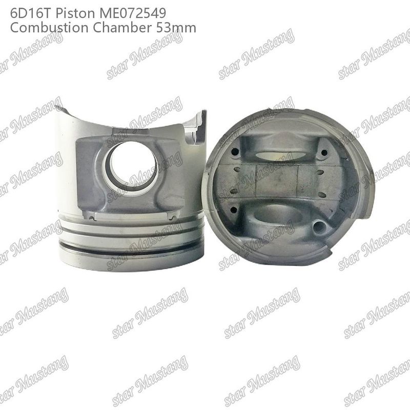 6D16T-24V Câmara de pistão do motor Tamanho 53mm 3kx2.5x4mm Furo de alfinete 38mm ME072549 Para peças de reposição do motor Mitsubishi