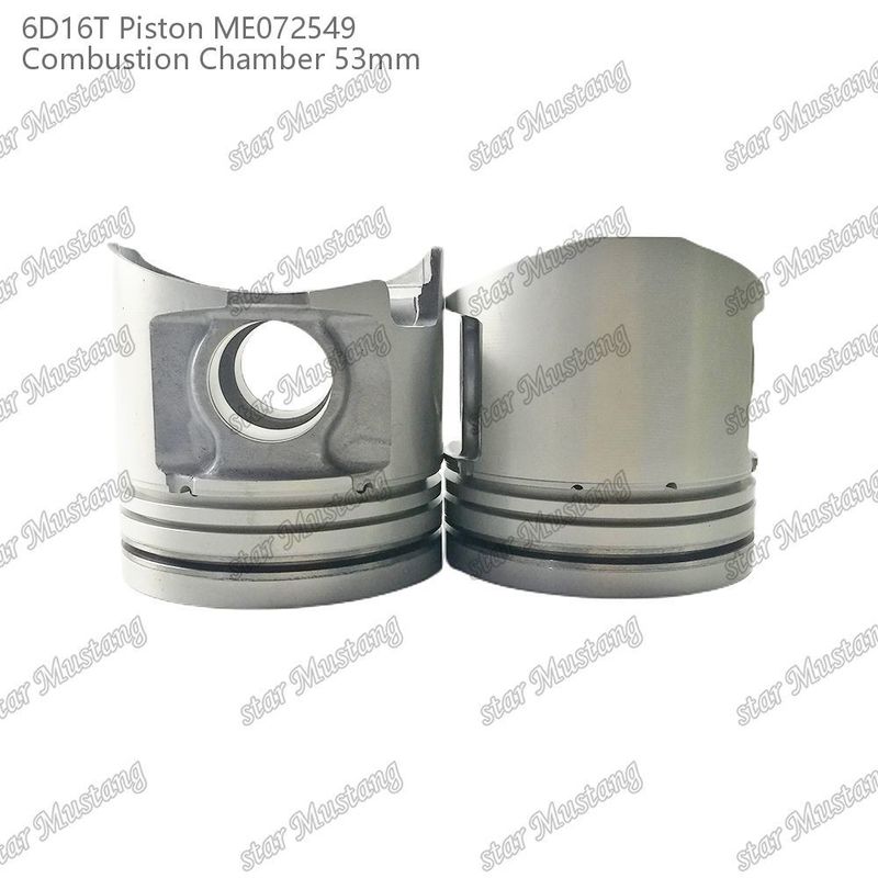 6D16T-24V Câmara de pistão do motor Tamanho 53mm 3kx2.5x4mm Furo de alfinete 38mm ME072549 Para peças de reposição do motor Mitsubishi