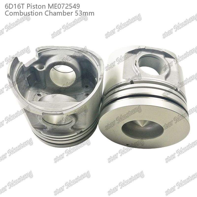 6D16T-24V Câmara de pistão do motor Tamanho 53mm 3kx2.5x4mm Furo de alfinete 38mm ME072549 Para peças de reposição do motor Mitsubishi