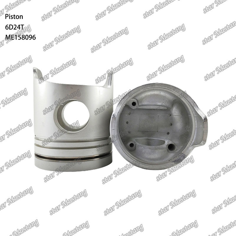 6D24T Câmara de pistão do motor Tamanho 69mm 3.3Kx3x4mm ME158096 Para peças de reposição de motores Mitsubishi