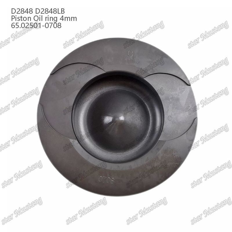 Pisto D2848 D2848LB Anel de óleo 4 mm 65.02501-0708 Para peças de reparo de motores Diesel Doosan