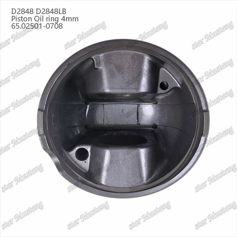 Pisto D2848 D2848LB Anel de óleo 4 mm 65.02501-0708 Para peças de reparo de motores Diesel Doosan
