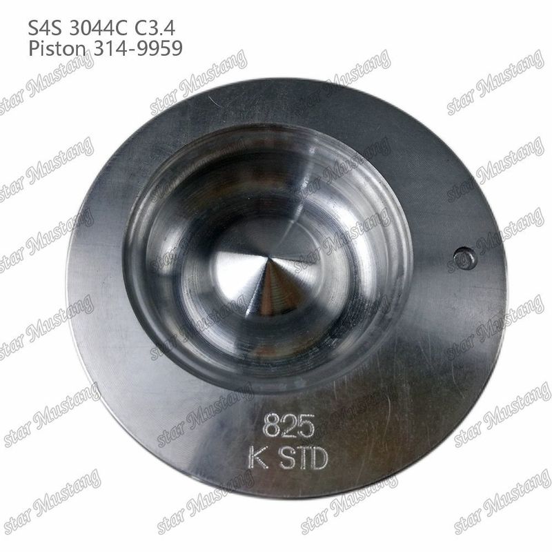 S4S 3044C C3.4 825 Motor pistão câmara Alfin tamanho 53mm 60mm anel de óleo 4mm 314-9959 Para Mitsubishi peças de reposição do motor