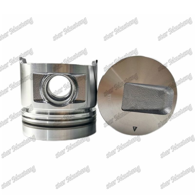 S4S S6S 3044C C3.4 Motor pistão com anel de óleo Alfin 4.5mm 32A17-00100 Para Mitsubishi peças de reposição do motor