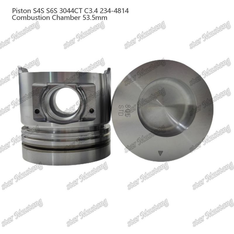 S4S S6S 3044CT C3.4 Motor pistão câmara alfa de tamanho 53.5mm anel de óleo 4.5mm 234-4814 Para Mitsubishi peças de reposição do motor