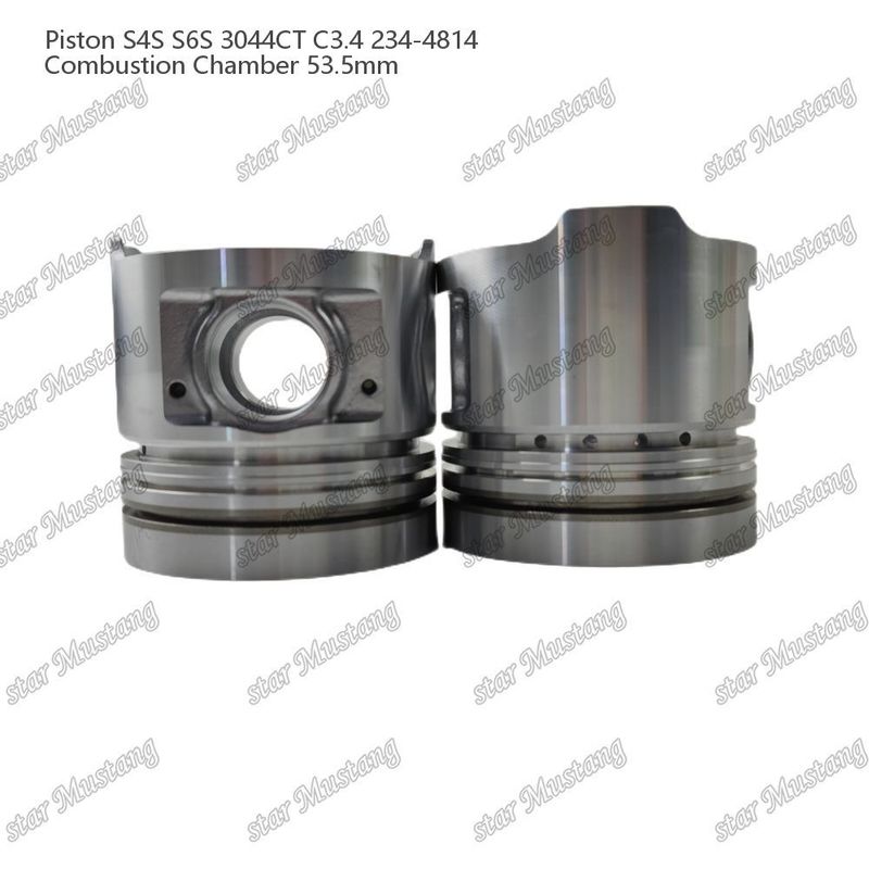 S4S S6S 3044CT C3.4 Motor pistão câmara alfa de tamanho 53.5mm anel de óleo 4.5mm 234-4814 Para Mitsubishi peças de reposição do motor