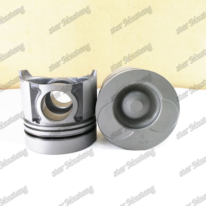 Pisto DB58 DH220-7 sem sulco 36mm pin hole câmara de combustão 56mm 65.02501-0416 Para Doosan