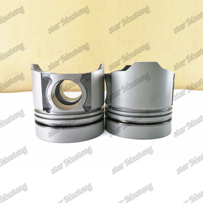 Pisto DB58 DH220-7 sem sulco 36mm pin hole câmara de combustão 56mm 65.02501-0416 Para Doosan