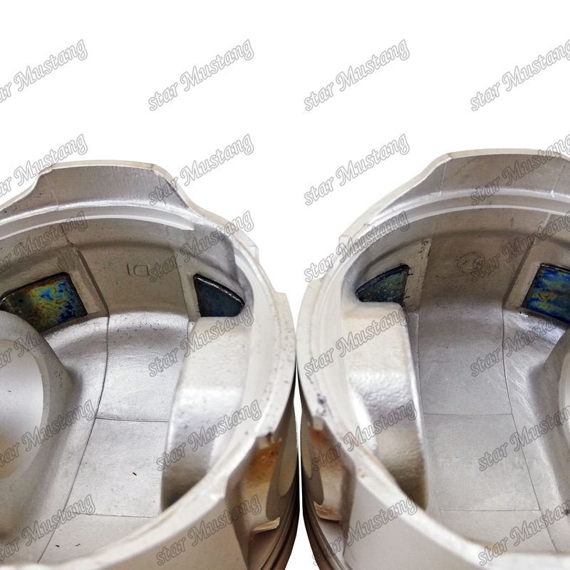 Pisto DB58 fundo redondo 35mm pin hole câmara de combustão 54mm 65.02501-0195 Para Doosan Diesel Engine Parts Repair
