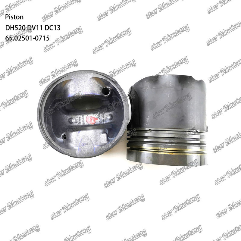 Pisto DH520 DV11 DC13 65.02501-0715 Para Peças de Reparação de Motores Diesel Doosan