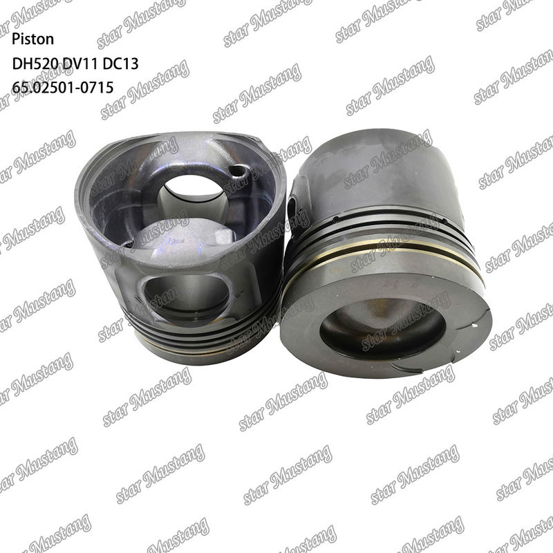 Pisto DH520 DV11 DC13 65.02501-0715 Para Peças de Reparação de Motores Diesel Doosan
