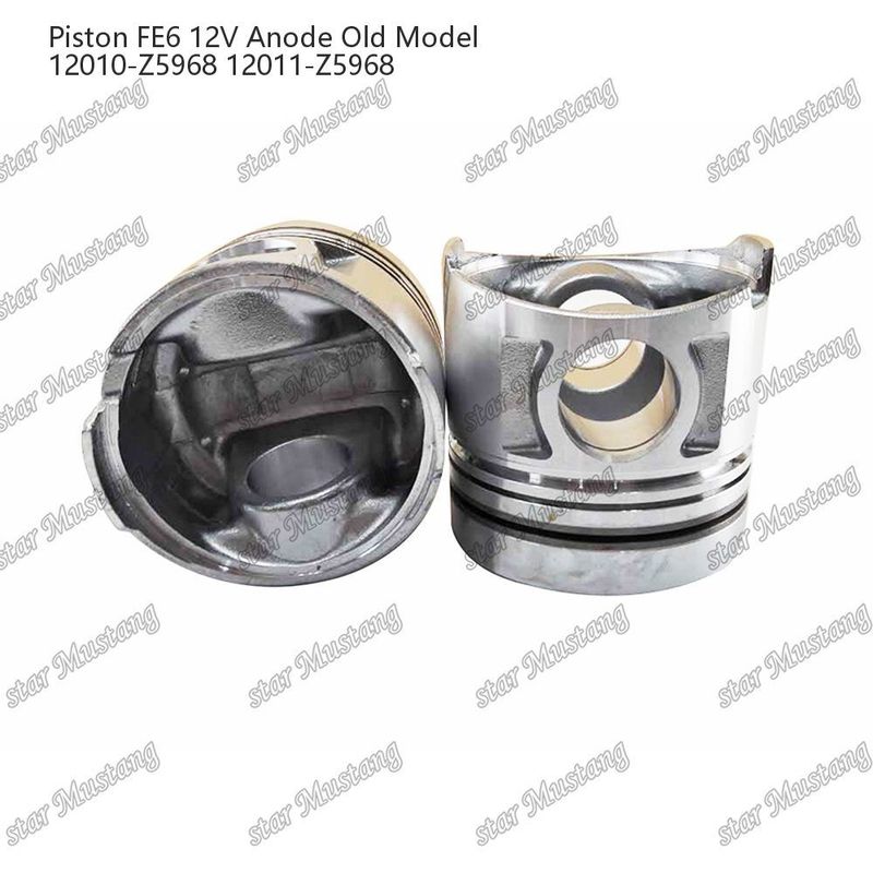 FE6 Motor pistão 12 válvulas 12010-Z5968 12011-Z5968 Para peças sobressalentes do motor Nissan