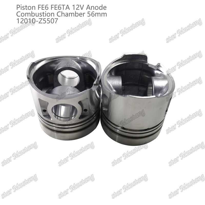 FE6 FE6TA Motor pistão12V Câmara Tamanho 56mm 2.5x2x4mm 12010-Z5507 Para Peças sobressalentes do motor Nissan