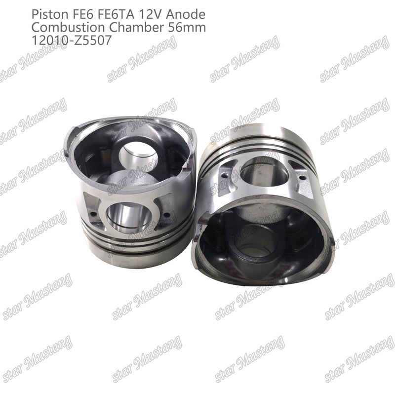 FE6 FE6TA Motor pistão12V Câmara Tamanho 56mm 2.5x2x4mm 12010-Z5507 Para Peças sobressalentes do motor Nissan