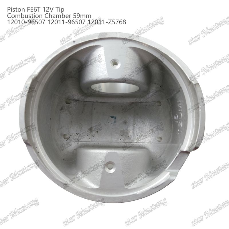 FE6T Motor pistão 12V Câmara Tamanho 59mm 3x2x4mm 12010-96507 12011-96507 12011-Z5768 Para Peças sobressalentes do motor Nissan