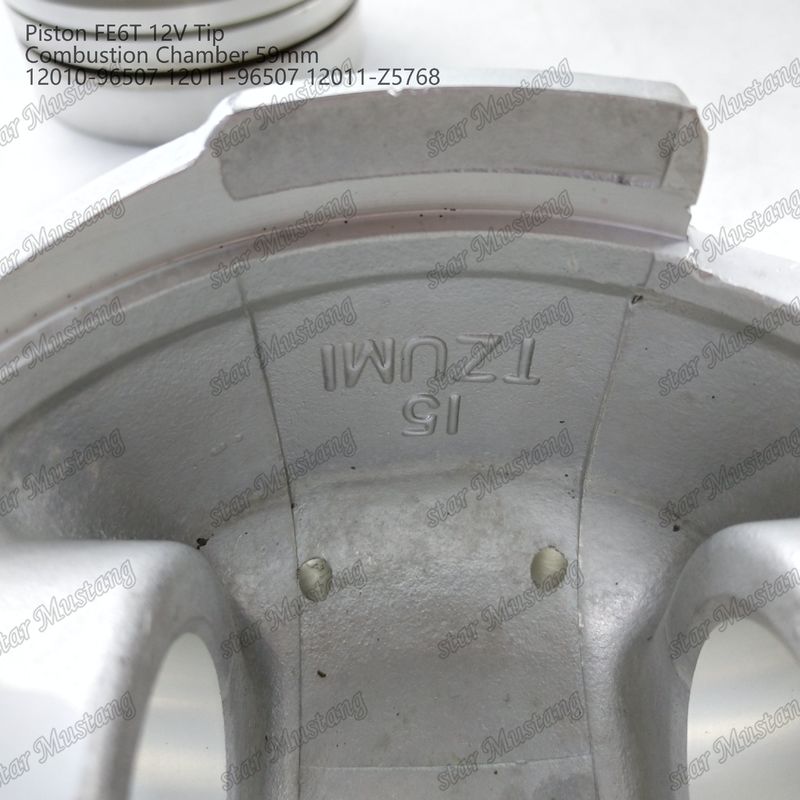 FE6T Motor pistão 12V Câmara Tamanho 59mm 3x2x4mm 12010-96507 12011-96507 12011-Z5768 Para Peças sobressalentes do motor Nissan